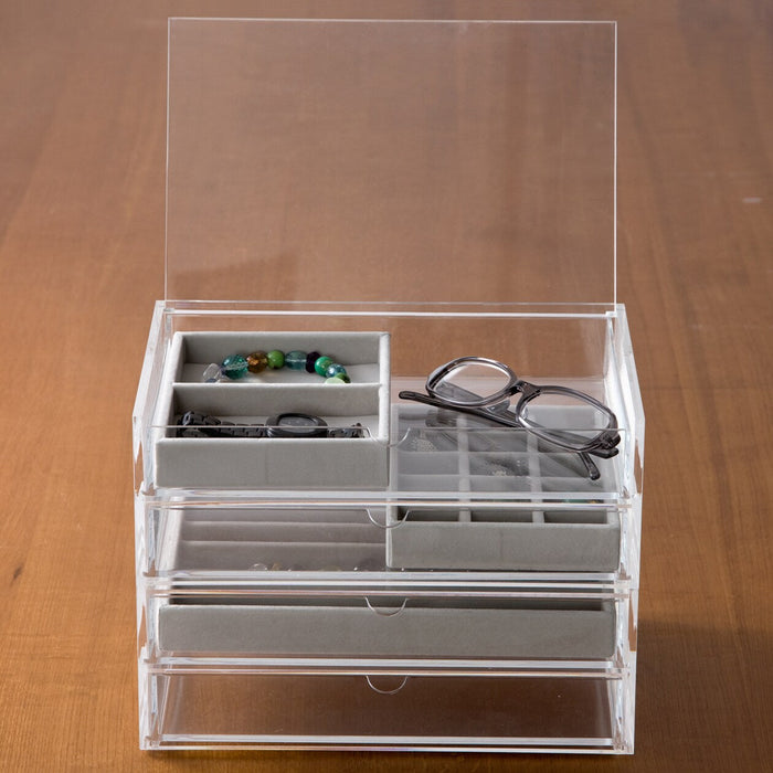 Jewelry Storage Organizer Large Display for Pads and Other Inserts. 