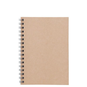 Planting Tree Paper Double Ringed Notebook A6 Beige MUJI