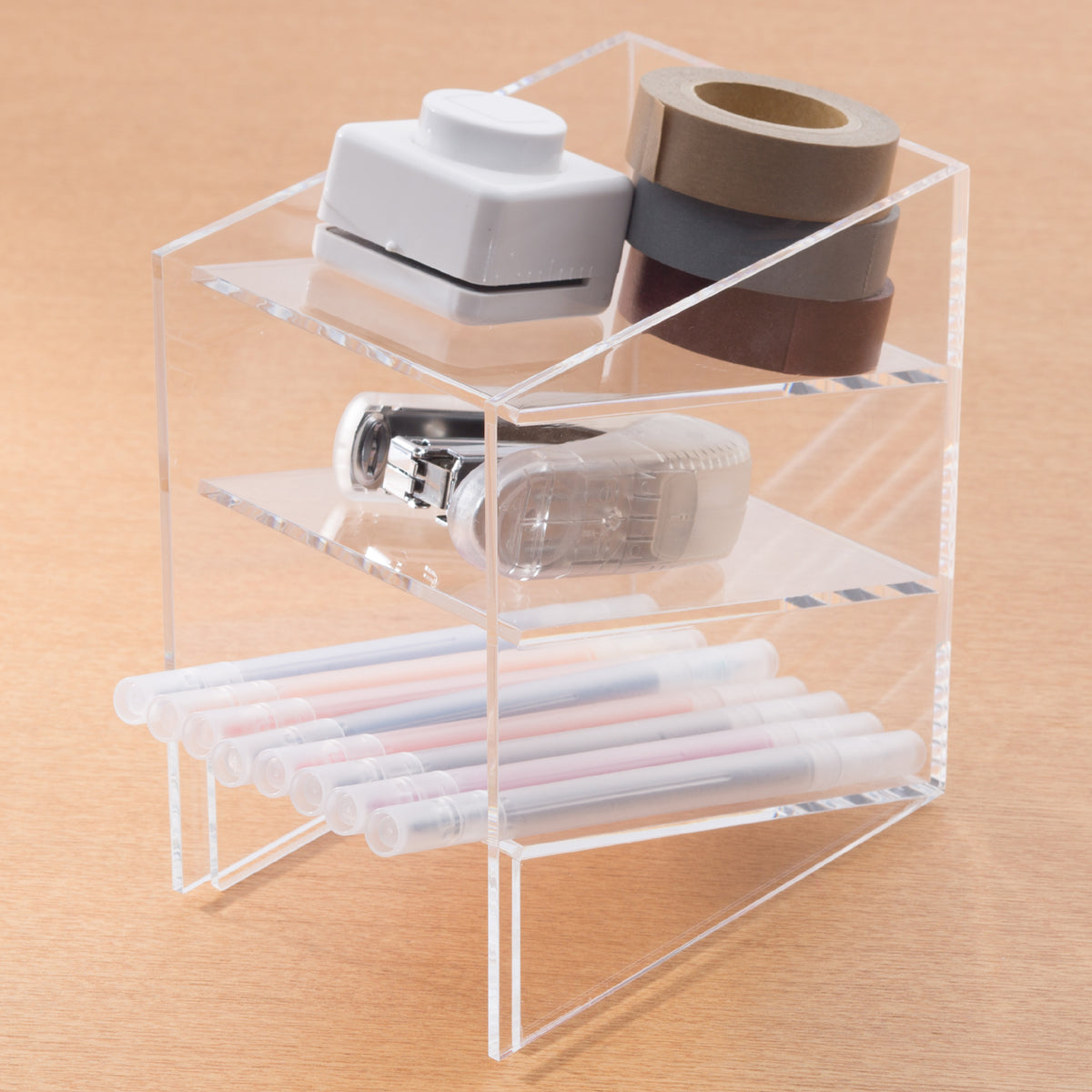 Acrylic Storage Rack | Desk Storage & Organization | MUJI USA
