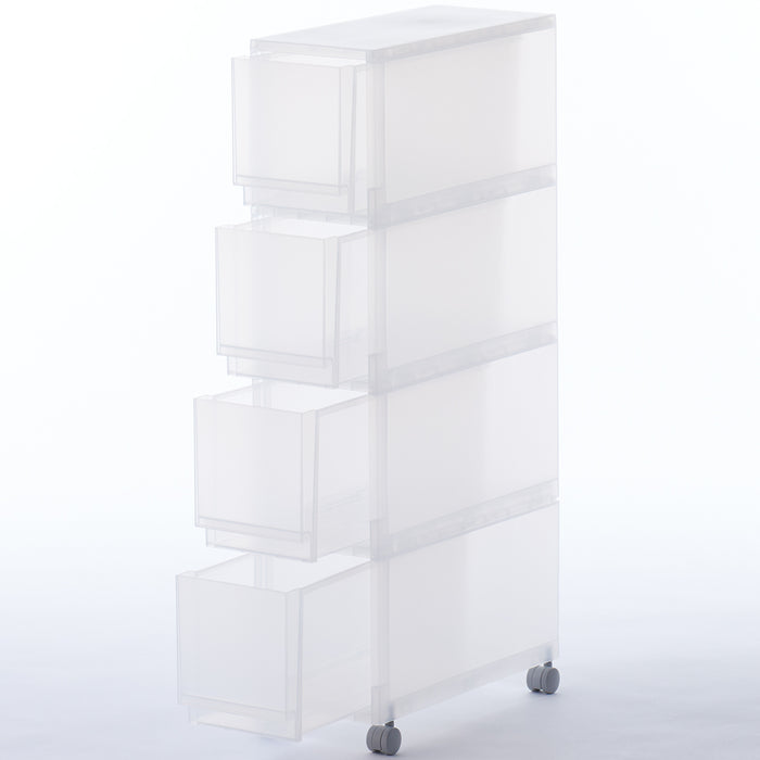 Multi Box Stocker Polypropylene Stocker with Caster | Storage & Organization | MUJI USA