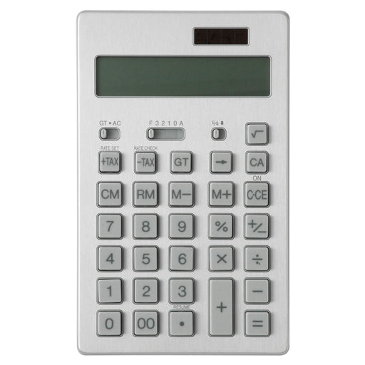 Calculator - 12 Digits Silver MUJI