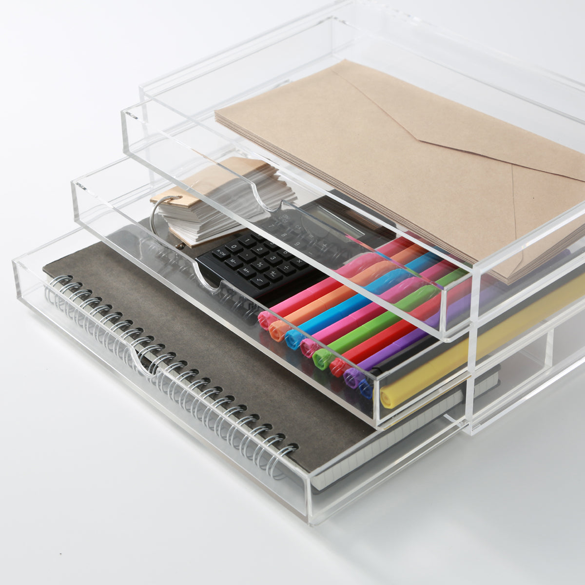 Moma MUJI Stackable Acrylic Case 3 Drawer
