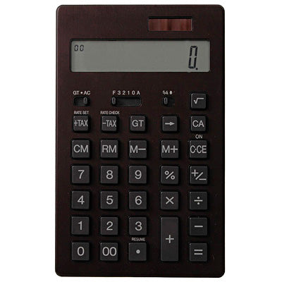 Calculator - 12 Digits Black MUJI