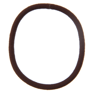 Rubber Hair Band Brown Thick (1 pc) MUJI