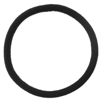 Thick Rubber Hair Band Black (1 pc) MUJI