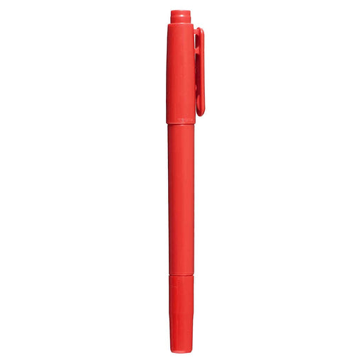 Oil-Based Ink Twin Tip Permanent Marker Red MUJI