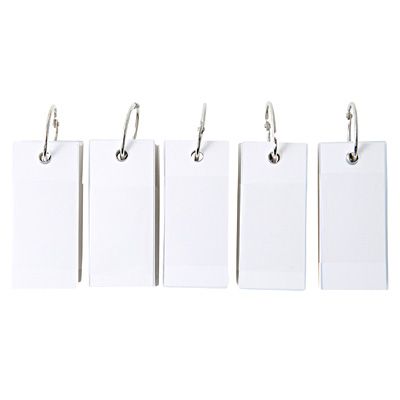 Key Ring Memo Block 5 Pieces Set MUJI