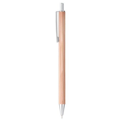 Wooden Hex Ballpoint Pen 0.5mm Natural MUJI
