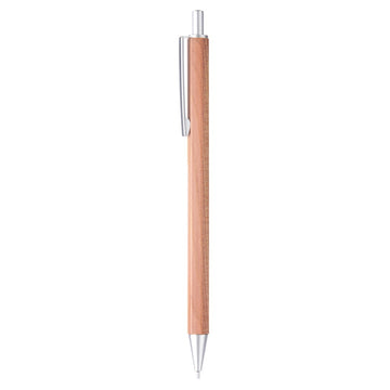 Wooden Hex Mechanical Pencil 0.5mm Natural MUJI
