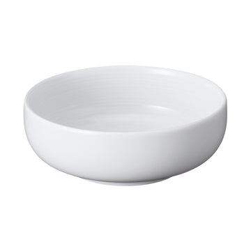 White Porcelain Shallow Bowl Small MUJI