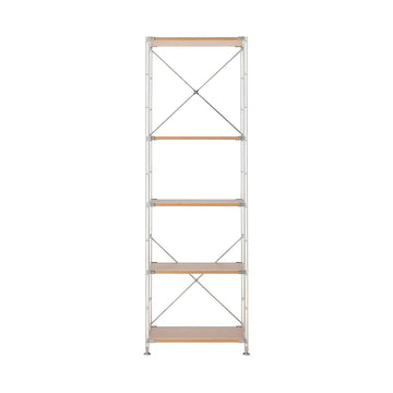 SUS Shelving Unit - Oak - Regular - Large MUJI