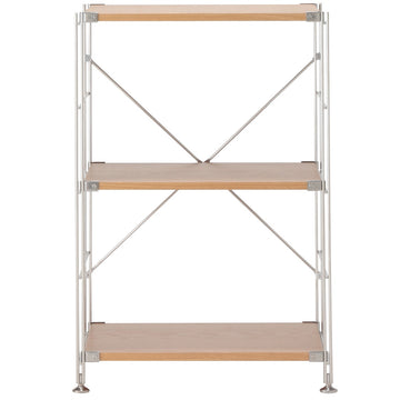 SUS Shelving Unit - Oak - Regular - Small MUJI