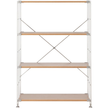 SUS Shelving Unit - Oak - Wide - Medium MUJI