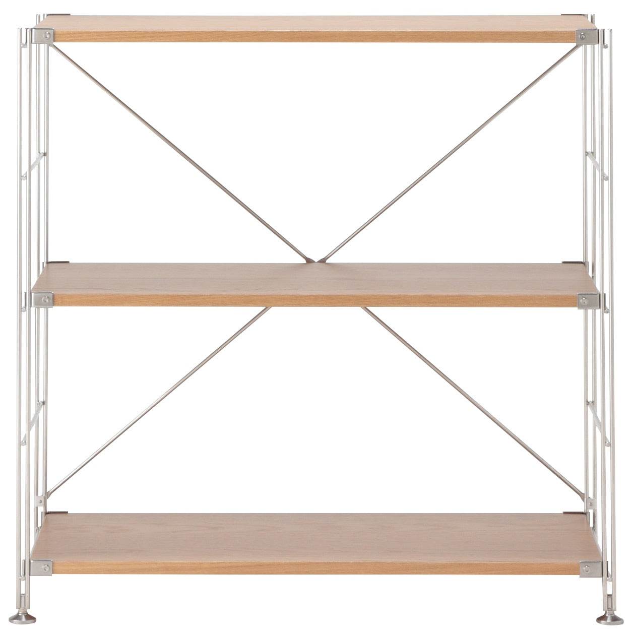 SUS Shelving Unit - Oak - Wide - Small | MUJI USA