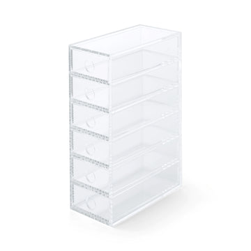 Acrylic Storage 6 Drawers Cubby MUJI