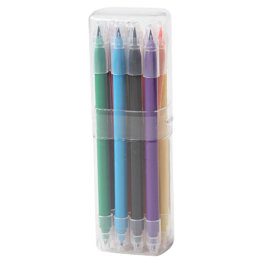 Water Ink Double Ended Pen 10 Pieces Set MUJI