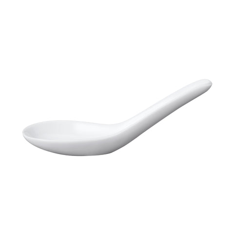 MUJI White Porcelain Chinese Spoon