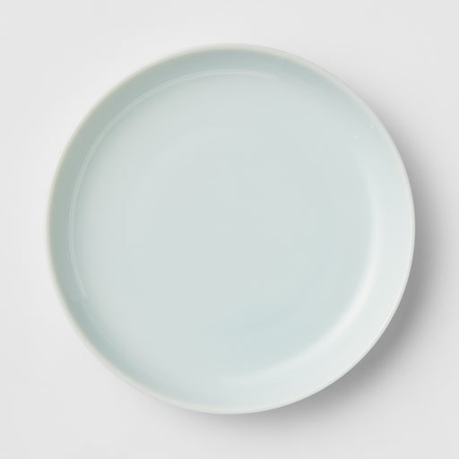 Blue White Porcelain Round Dish 5.3" x 0.8" Found MUJI
