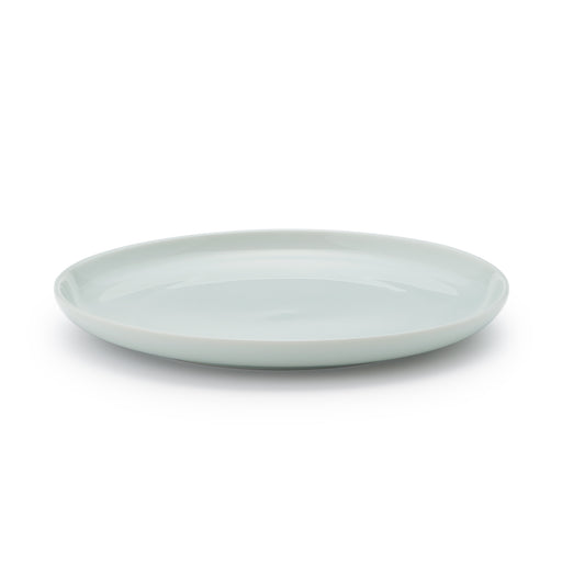 Blue White Porcelain Round Dish 8.5" x 0.8" Found MUJI