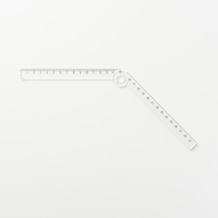 Double Rular Acrylic Double Ruler | Japanese Stationery | MUJI USA