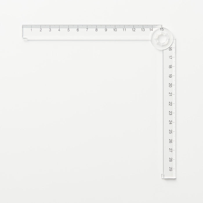 Double Rular Acrylic Double Ruler | Japanese Stationery | MUJI USA