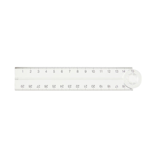 Acrylic Double Ruler MUJI