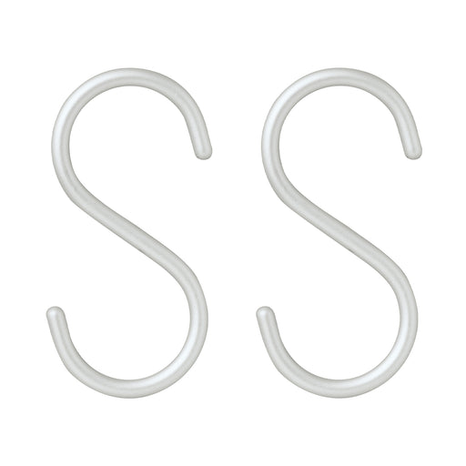Aluminum S Hook 2 Pieces Set Default Title MUJI
