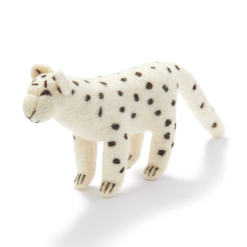 Wool Felt Animal - Snow Leopard Found MUJI