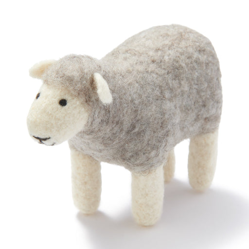 Wool Felt Animal - Sheep Gray Found MUJI