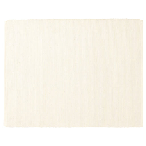 Indian Cotton Handwoven Placemat Ivory MUJI