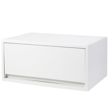 Polypropylene Case Drawer - Wide Deep (W14.6 x D10.2 x H6.9") White Gray MUJI