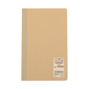 High Quality Paper Bind Plain Notebook - Slim A5 Slim MUJI