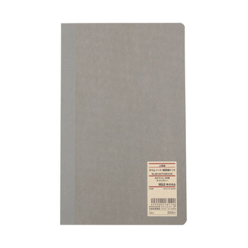High Quality Paper Bind Slim Notebook - Horizontal Line and Vertical Dot Grid A5 MUJI