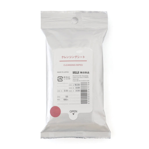 Cleansing Wipes 12 Pieces Set MUJI