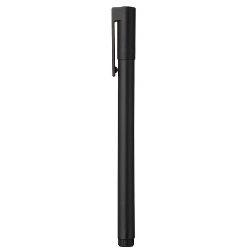 Cap Type Ballpoint Pen - Body Black MUJI