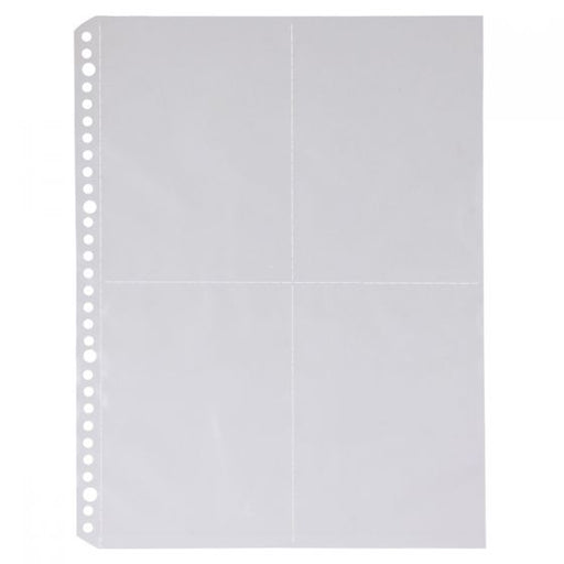 Clear Pocket Refill for Postcard 10 Sheets A4 MUJI