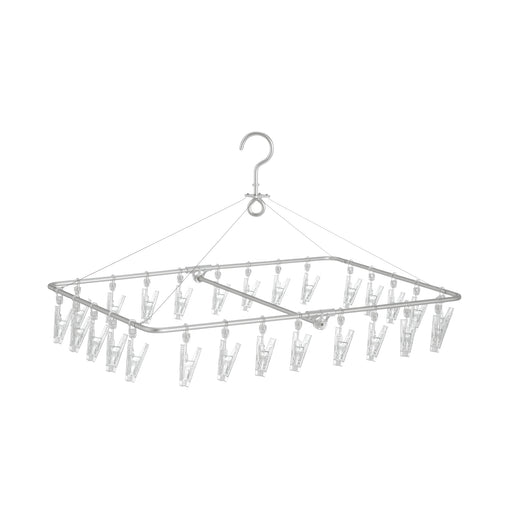 Aluminum Square Hanger with Pegs Large MUJI