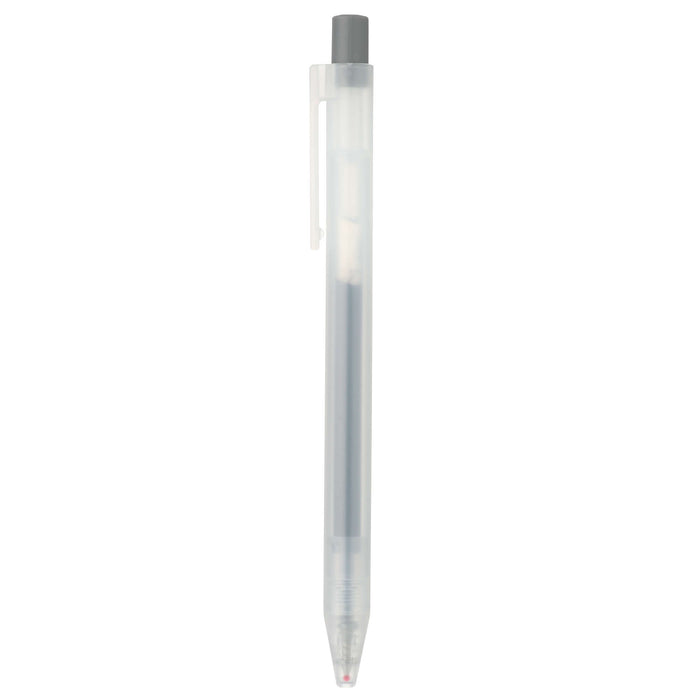 10 PCS - MUJI Gel Ink 5mm Ballpoint Pen Type 0.5 BLACK (M042)