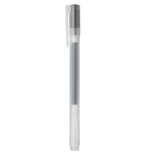 Gel Ink Cap Type Ballpoint Pen 0.7mm Black MUJI