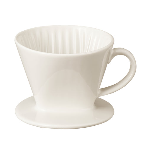 Beige Porcelain Coffee Dripper MUJI