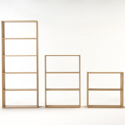 Wide Oak Stacking Shelf 2 Shelves | Modular Shelves | MUJI USA