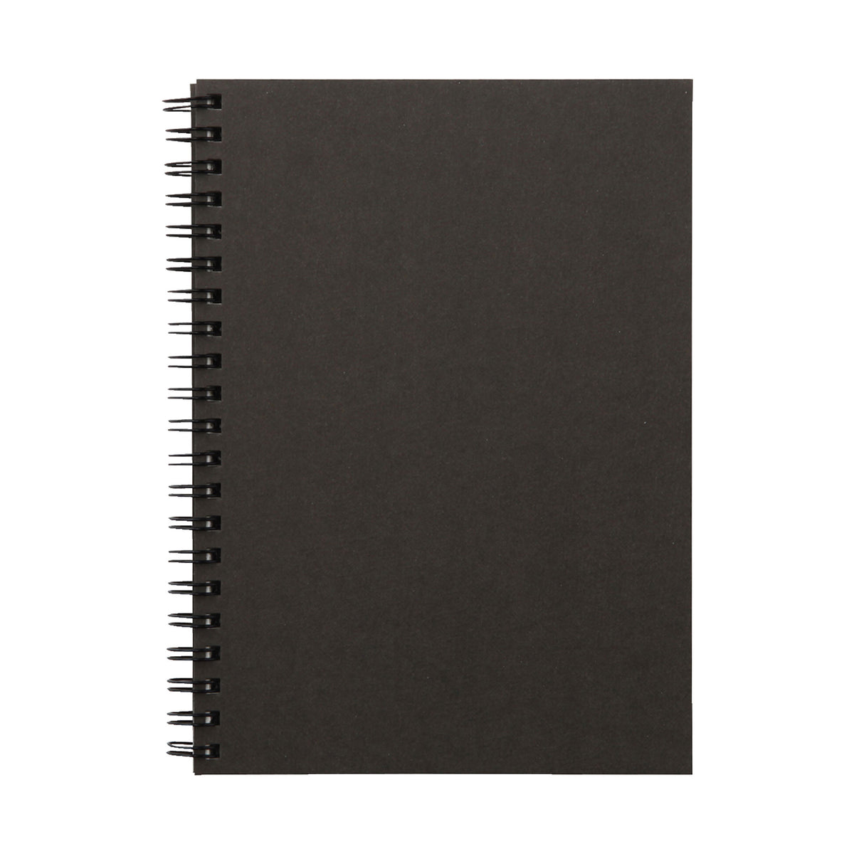 Recycled Paper Double Ringed Plain Notebook | Notebooks & Notepads | MUJI USA B6 / Dark Gray
