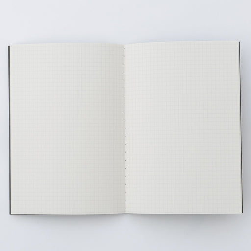 Recycled Paper Bind Grid Notebook A5 MUJI
