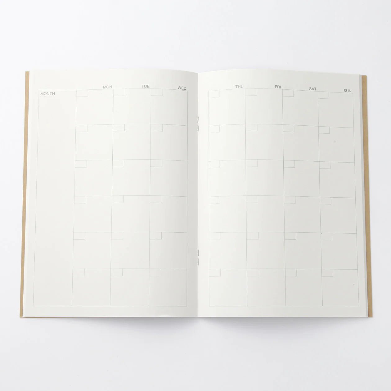 Recycled Paper Monthly Planner A5 MUJI