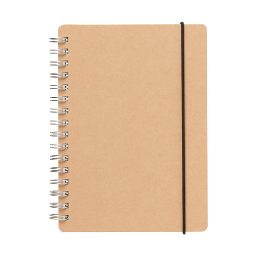High Quality Paper Double Ringed Dotted Notebook A6 MUJI