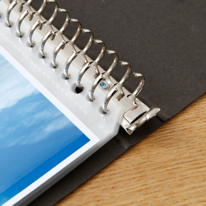 Kraft Paper Binder Dark Gray Folders & Binders MUJI USA