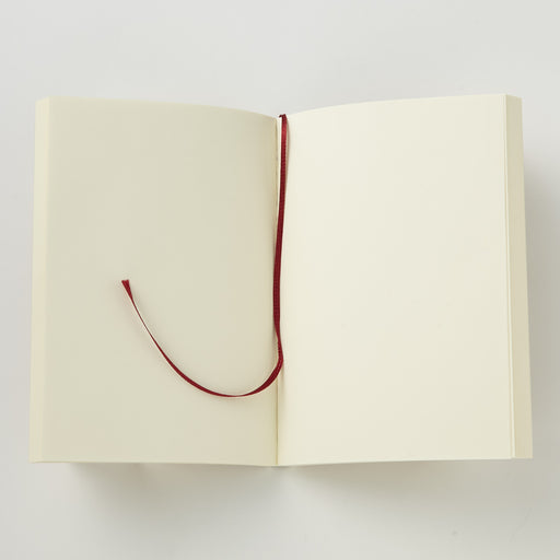 Recycled Paper Bind Plain Pocket Notebook A6 (5.8" x 4.1" - 144 Sheets) MUJI