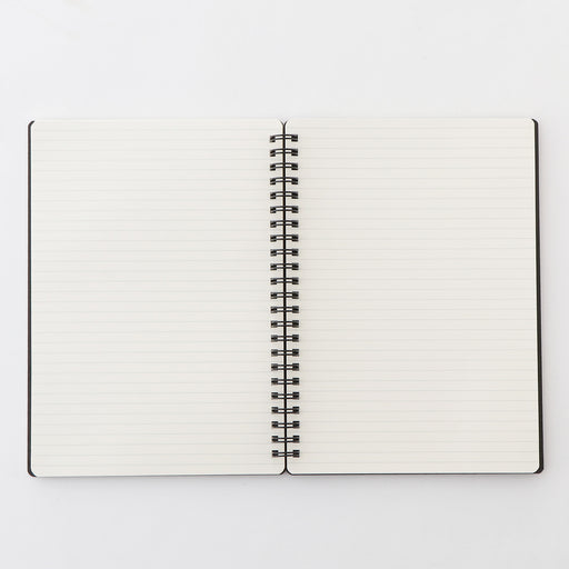 High Quality Paper Double Ringed Ruled Notebook A5 MUJI