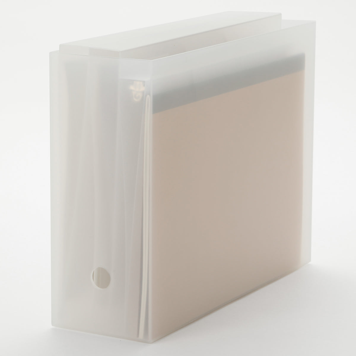 Beige Color File Box File Folders Box