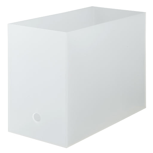 Polypropylene File Box Clear Width 15cm (5.9") MUJI
